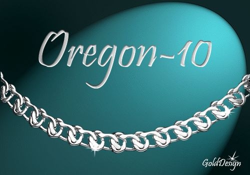 Oregon 10 - náramek stříbřený